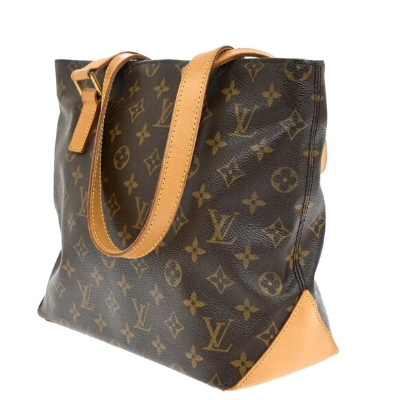 LOUIS VUITTON Cabas Piano Shoulder Bag Monogram Leather Brown - Picture 4 of 15